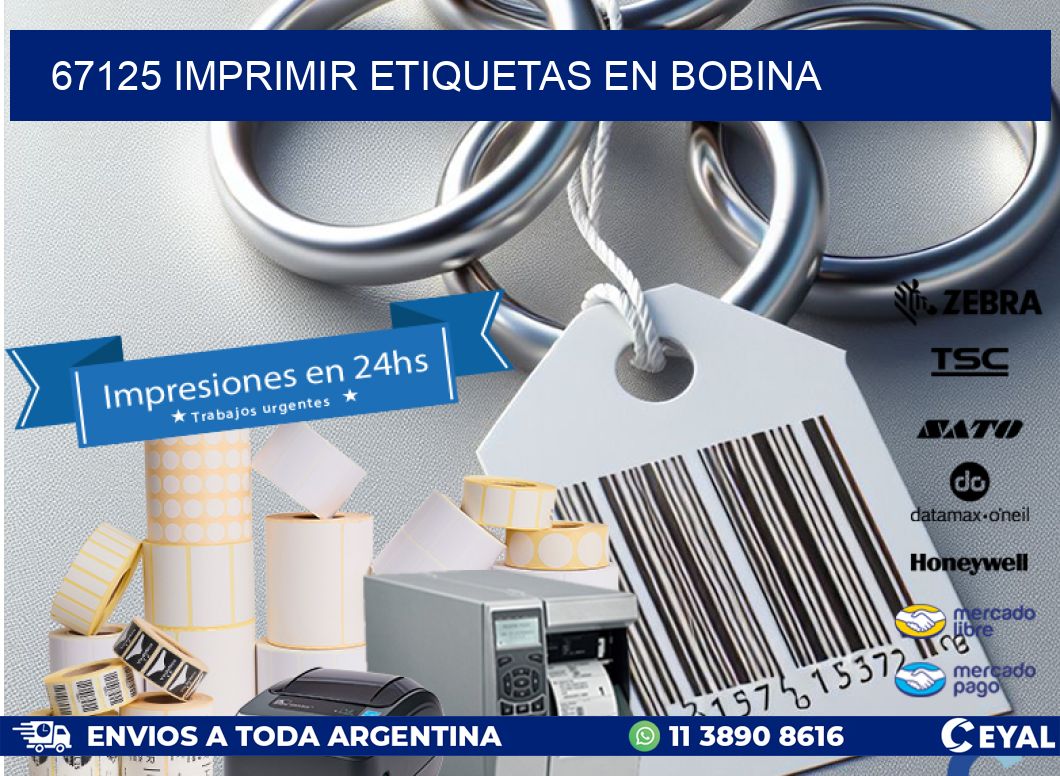 67125 imprimir etiquetas en bobina