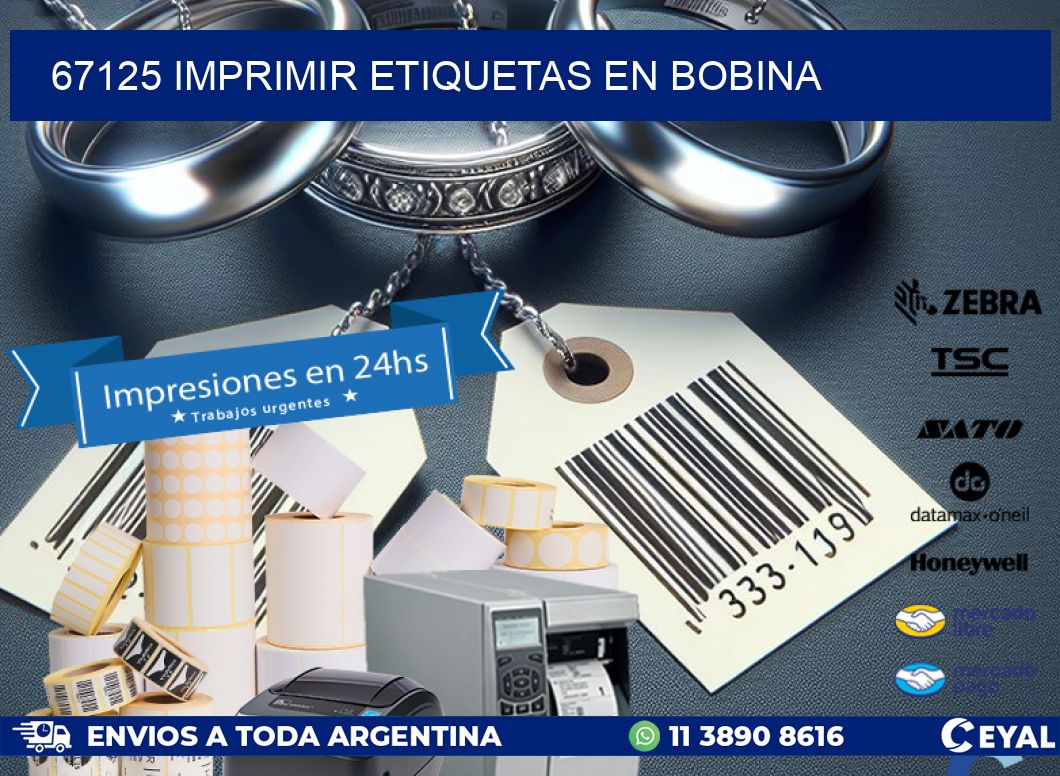 67125 imprimir etiquetas en bobina