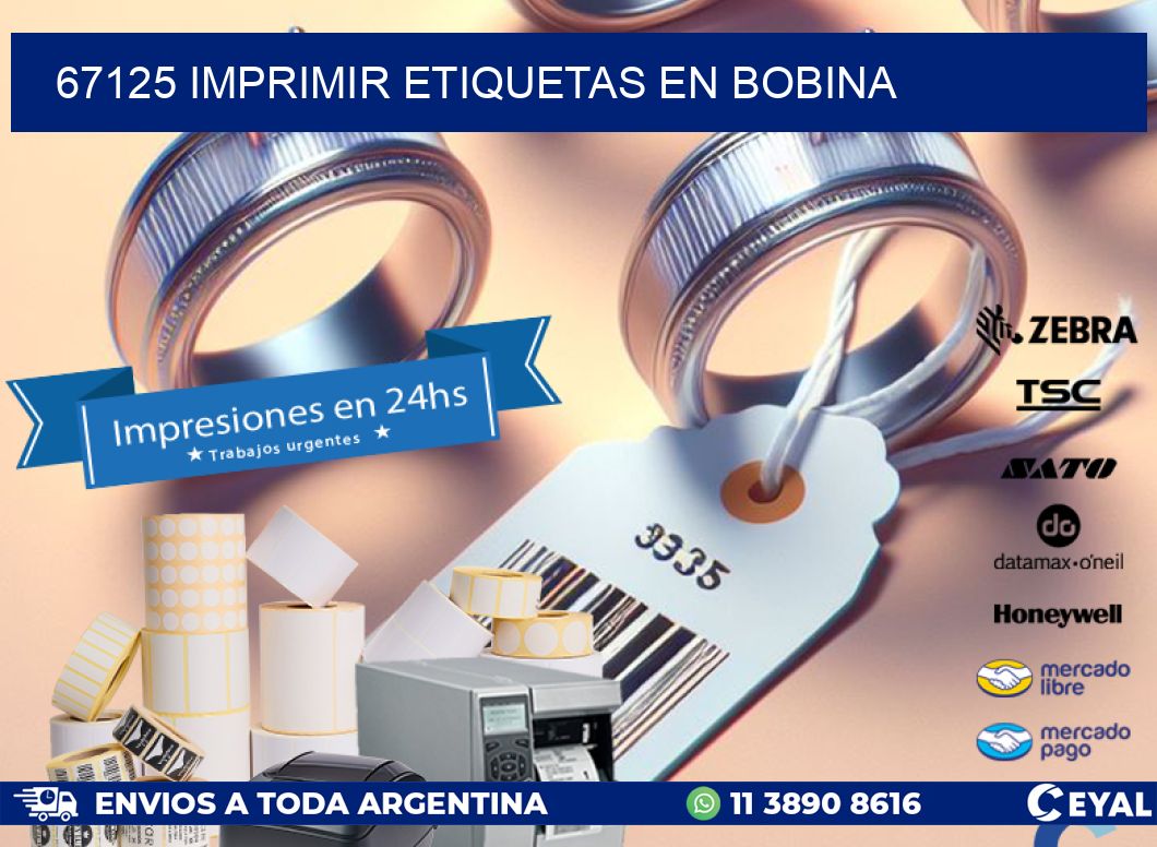 67125 imprimir etiquetas en bobina