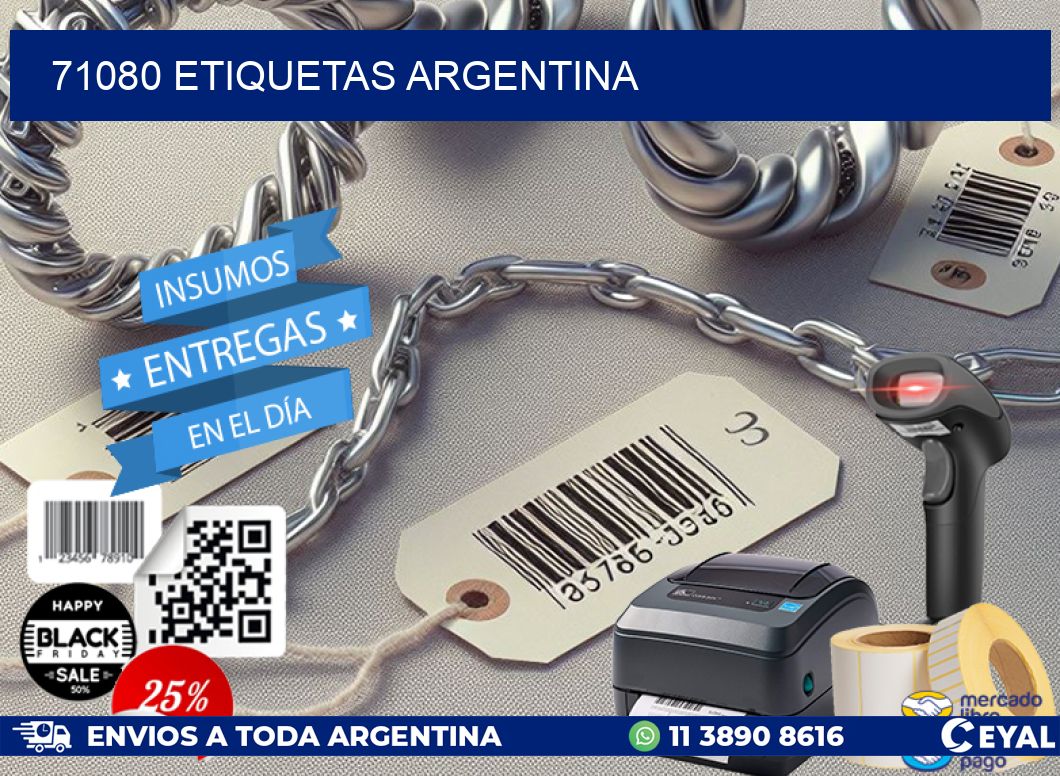 71080 ETIQUETAS ARGENTINA