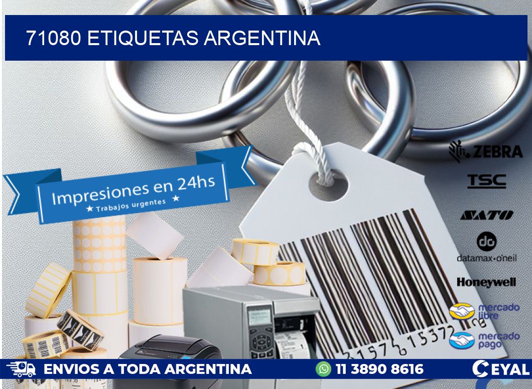 71080 ETIQUETAS ARGENTINA