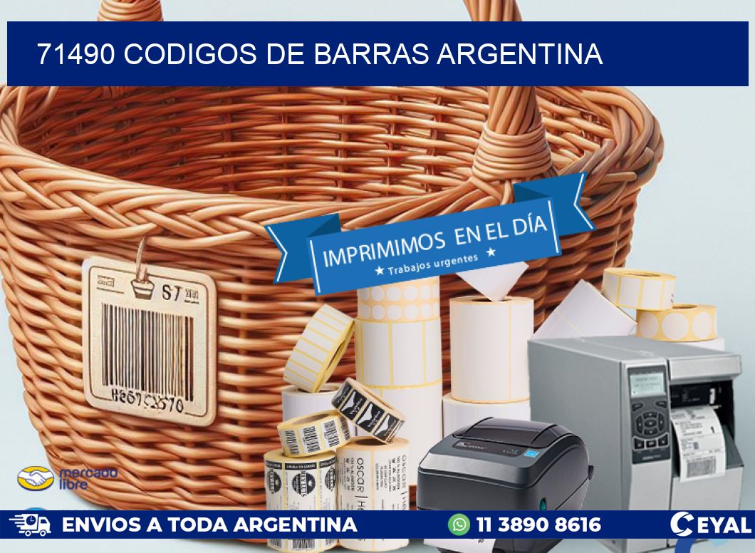 71490 CODIGOS DE BARRAS ARGENTINA