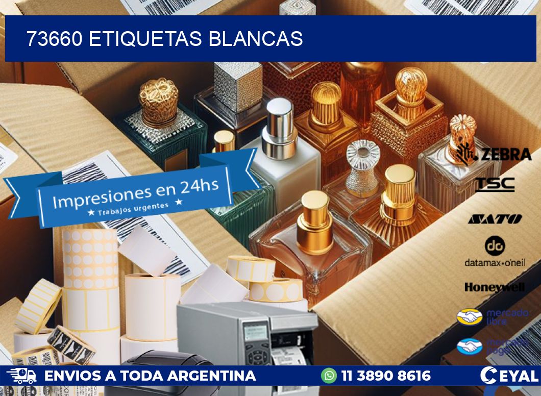 73660 ETIQUETAS BLANCAS