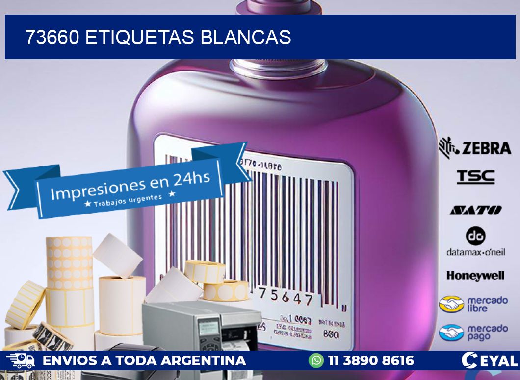 73660 ETIQUETAS BLANCAS