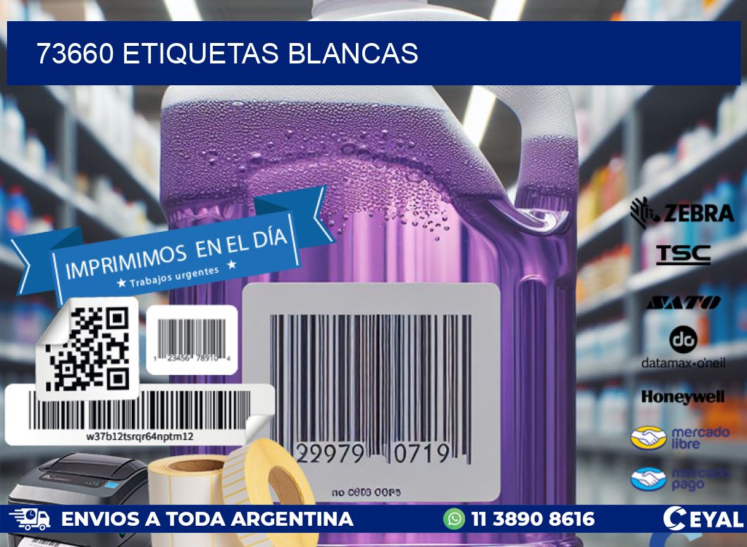 73660 ETIQUETAS BLANCAS