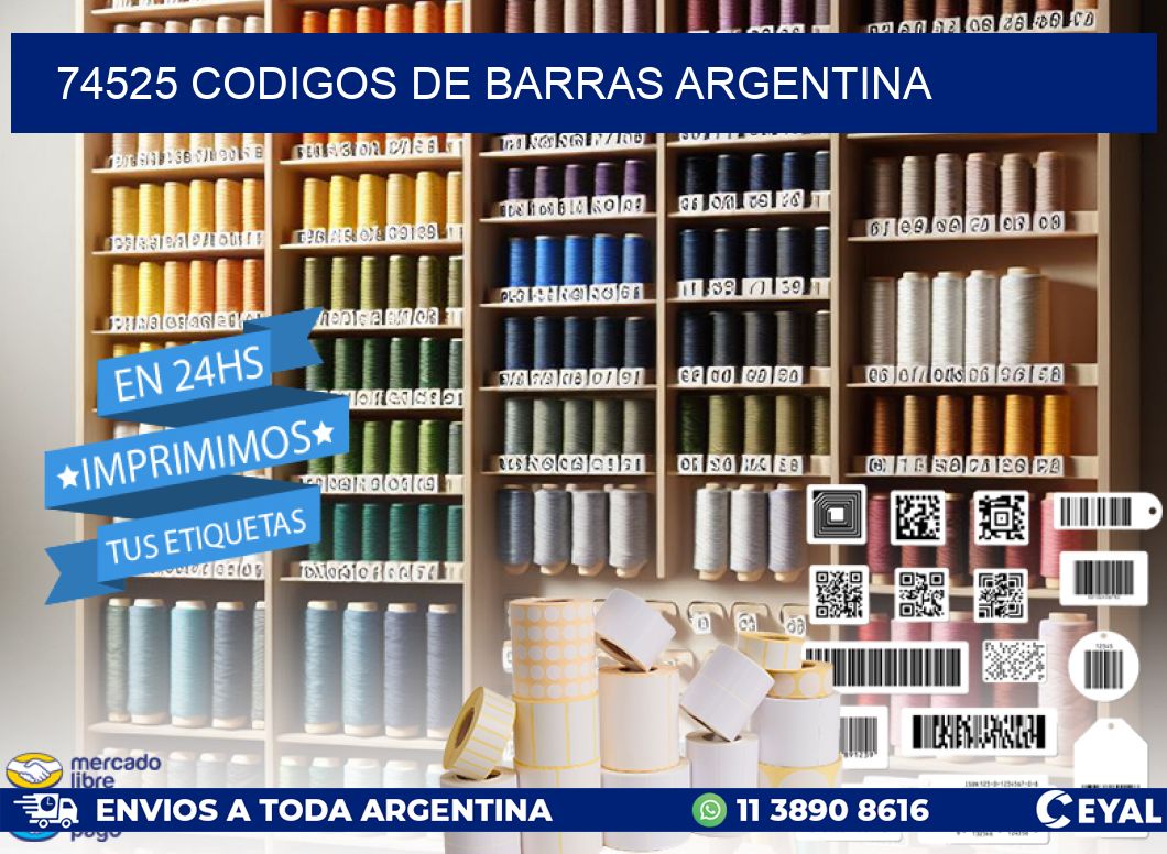 74525 CODIGOS DE BARRAS ARGENTINA