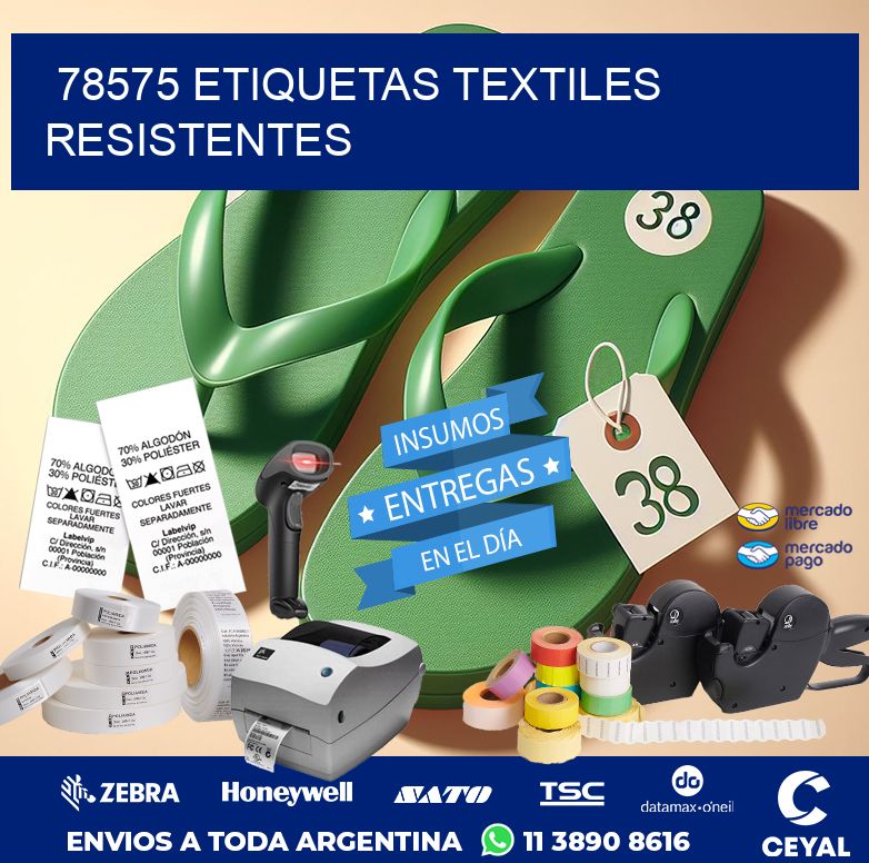 78575 ETIQUETAS TEXTILES RESISTENTES