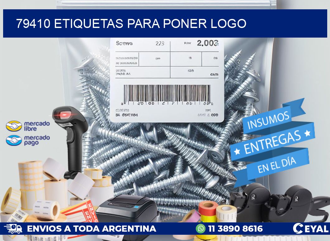 79410 ETIQUETAS PARA PONER LOGO