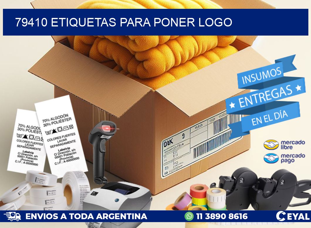 79410 ETIQUETAS PARA PONER LOGO