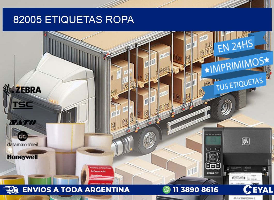 82005 ETIQUETAS ROPA