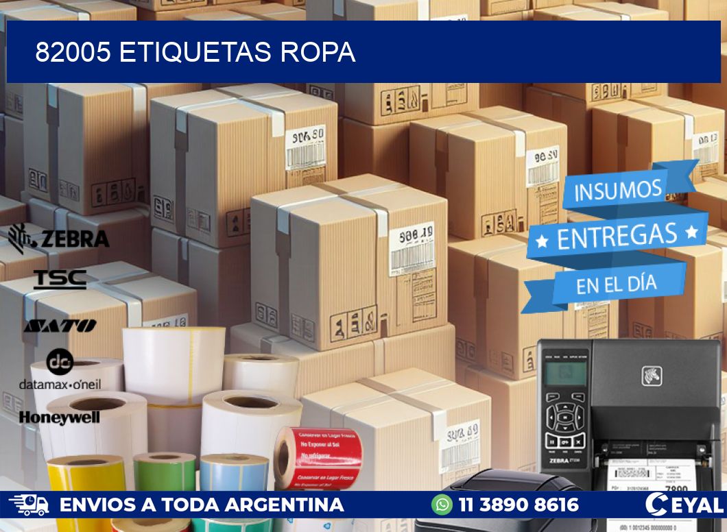 82005 ETIQUETAS ROPA