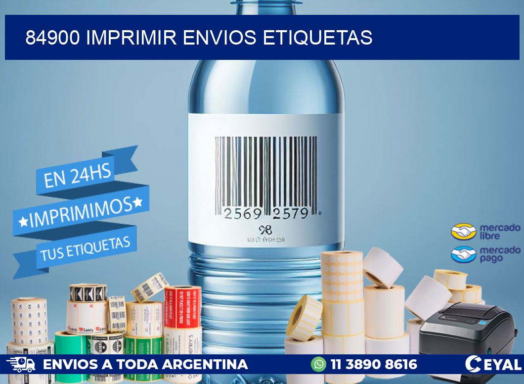 84900 imprimir envios etiquetas