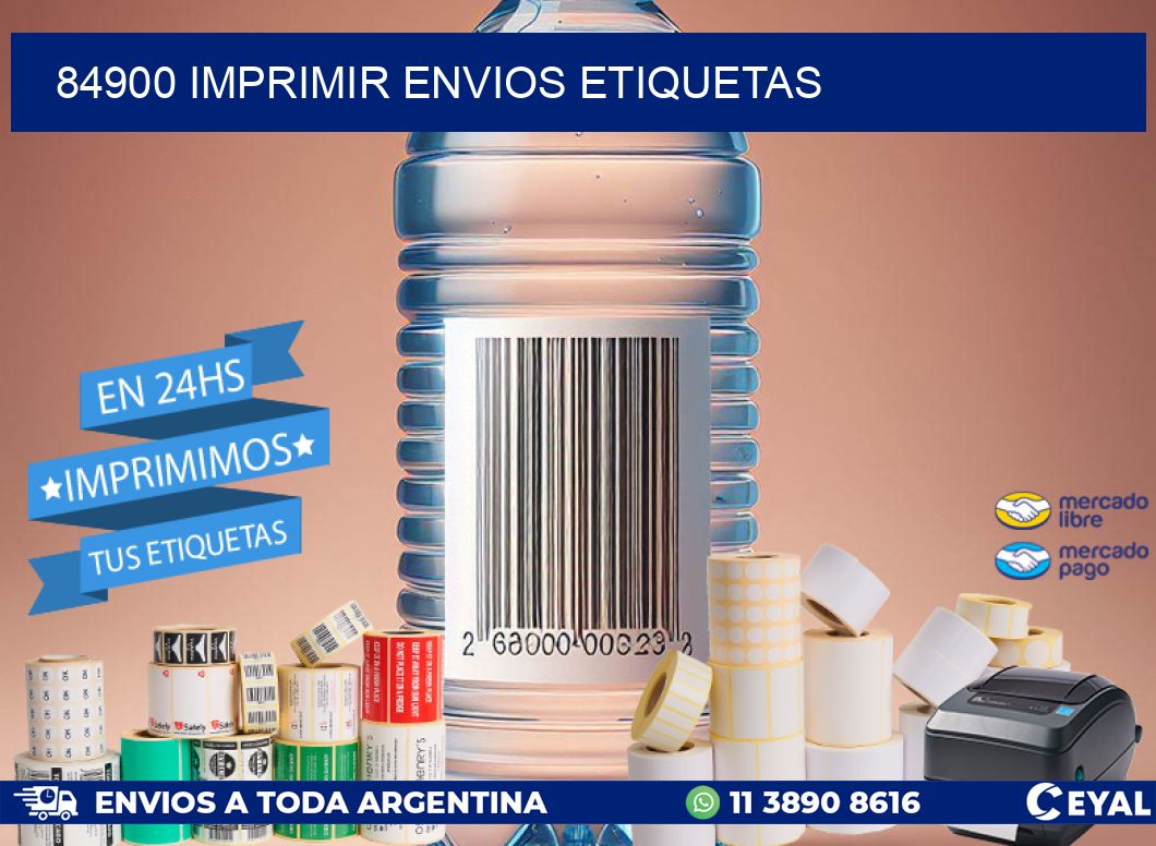 84900 imprimir envios etiquetas