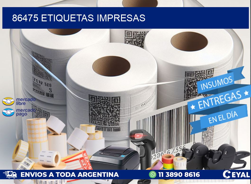 86475 ETIQUETAS IMPRESAS