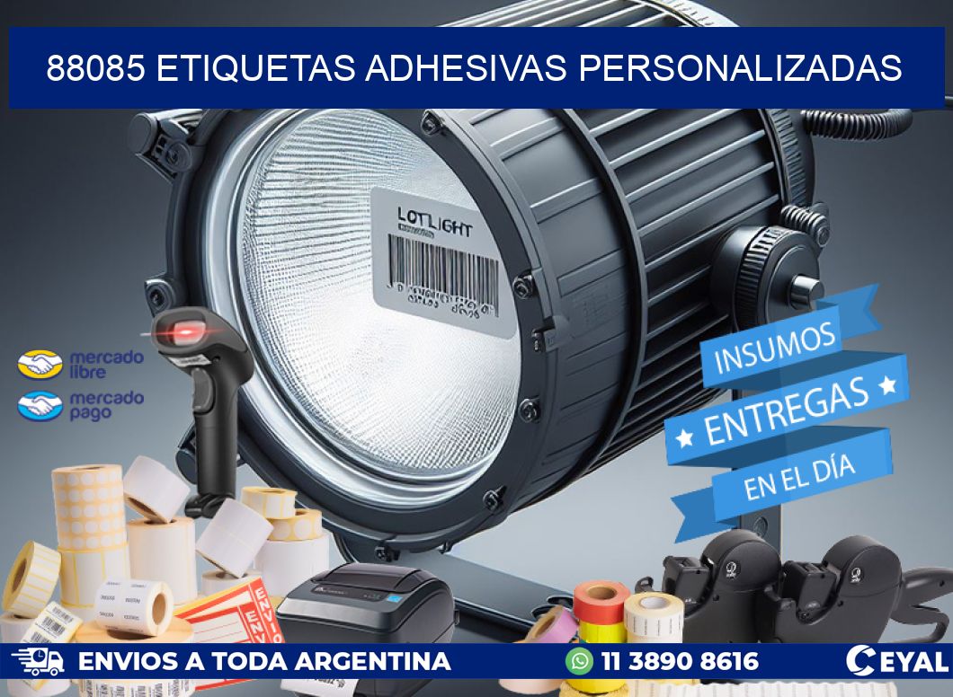 88085 Etiquetas adhesivas personalizadas