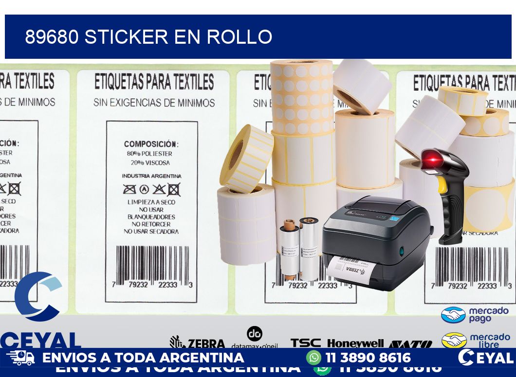 89680 STICKER EN ROLLO