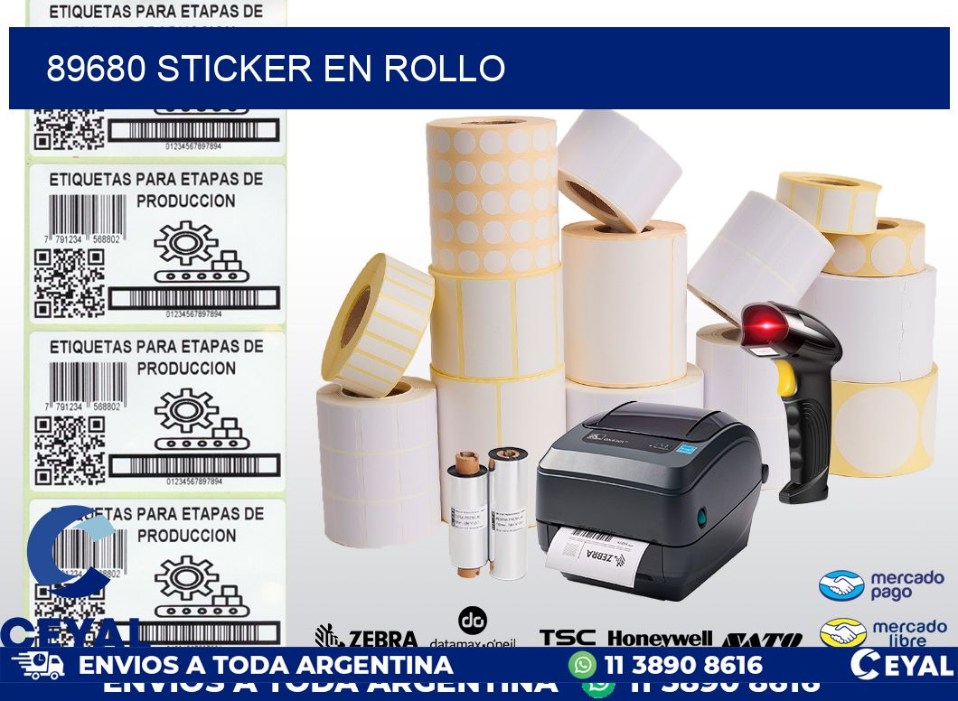 89680 STICKER EN ROLLO