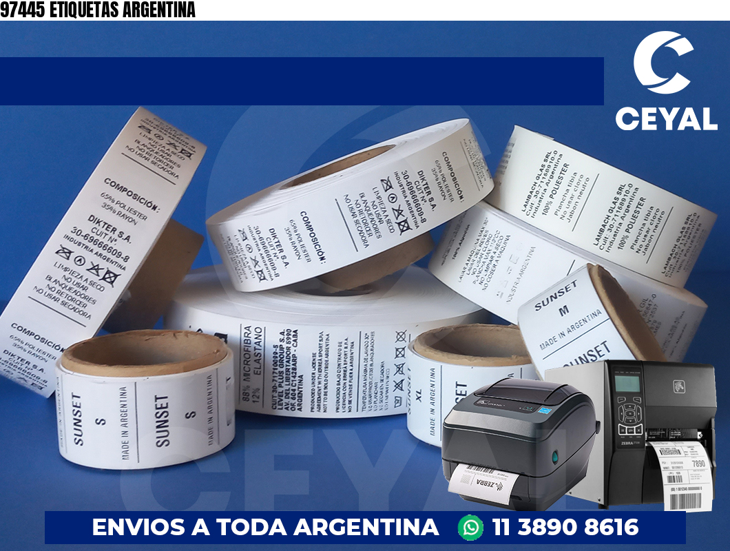 97445 ETIQUETAS ARGENTINA