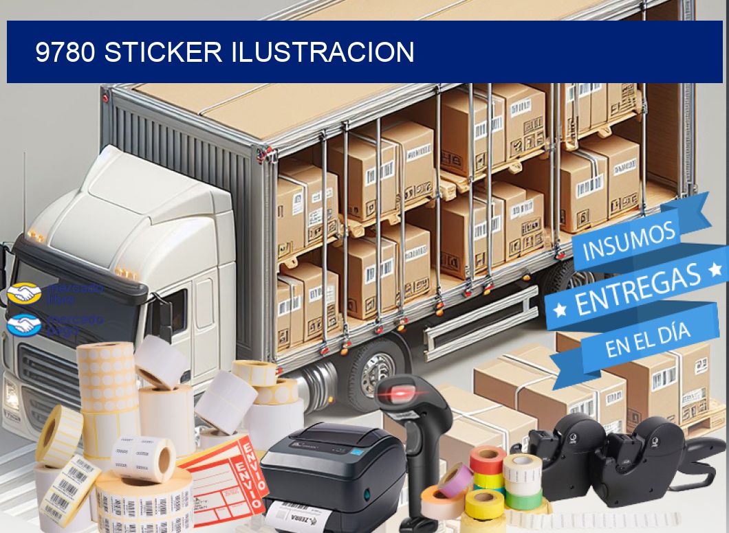 9780 STICKER ILUSTRACION