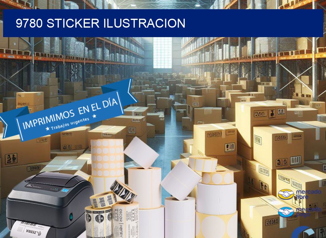 9780 STICKER ILUSTRACION