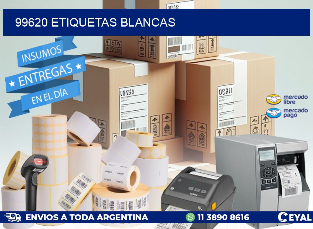 99620 ETIQUETAS BLANCAS