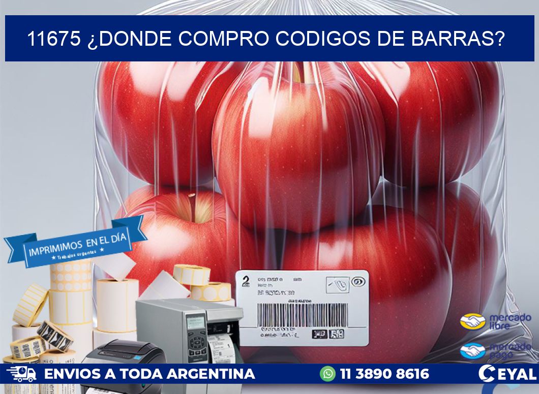 11675 ¿DONDE COMPRO CODIGOS DE BARRAS?