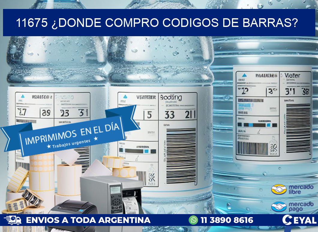 11675 ¿DONDE COMPRO CODIGOS DE BARRAS?