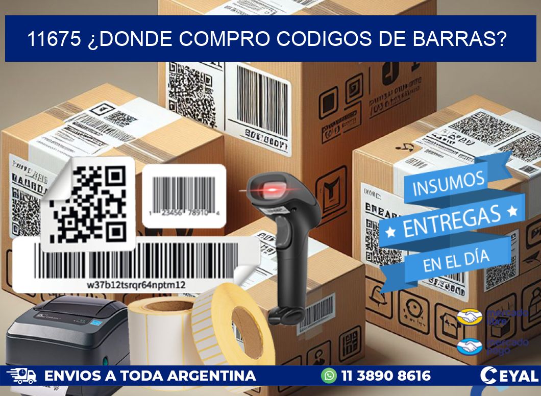 11675 ¿DONDE COMPRO CODIGOS DE BARRAS?