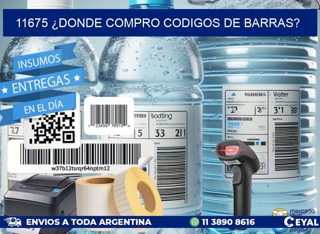 11675 ¿DONDE COMPRO CODIGOS DE BARRAS?