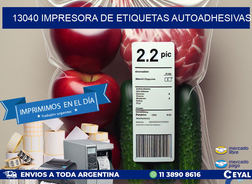 13040 IMPRESORA DE ETIQUETAS AUTOADHESIVAS