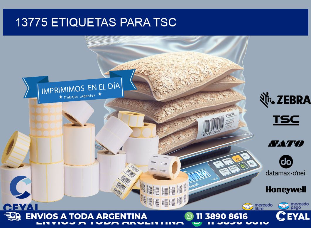 13775 ETIQUETAS PARA TSC