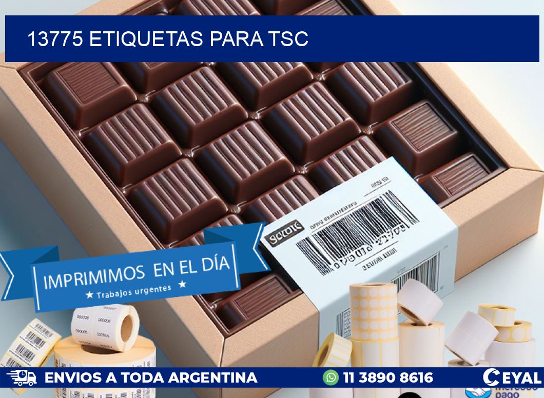 13775 ETIQUETAS PARA TSC