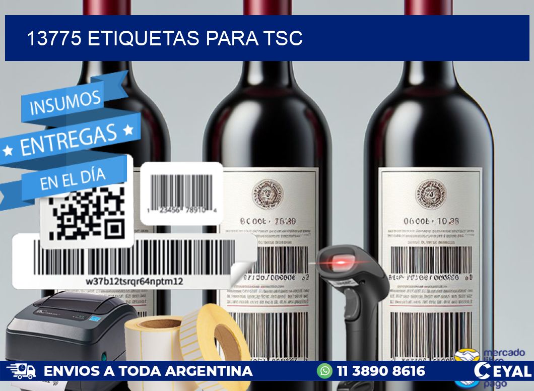 13775 ETIQUETAS PARA TSC