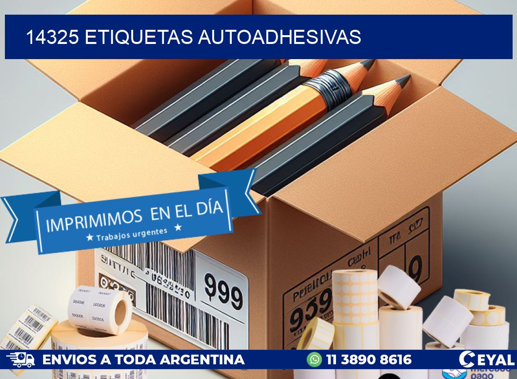 14325 ETIQUETAS AUTOADHESIVAS