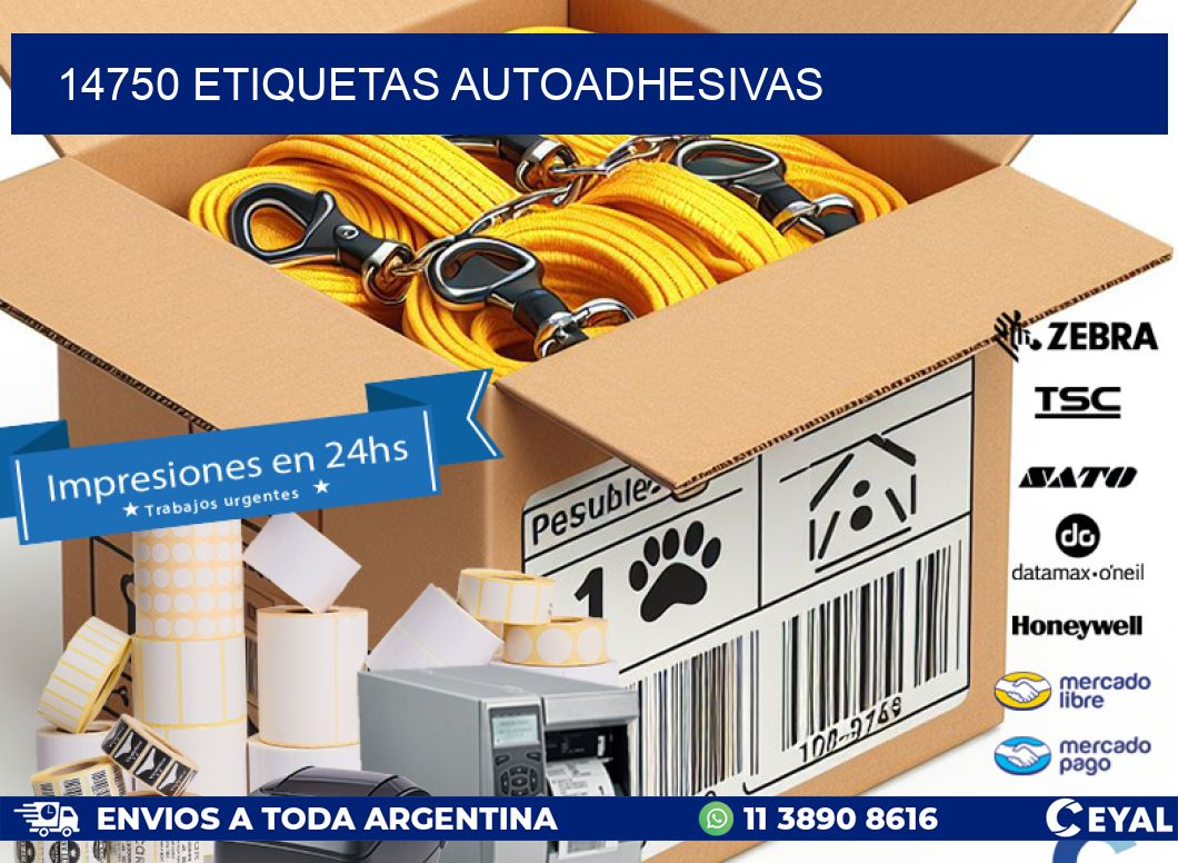 14750 ETIQUETAS AUTOADHESIVAS