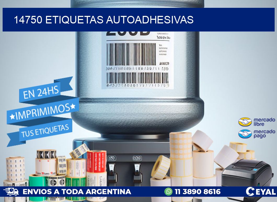 14750 ETIQUETAS AUTOADHESIVAS