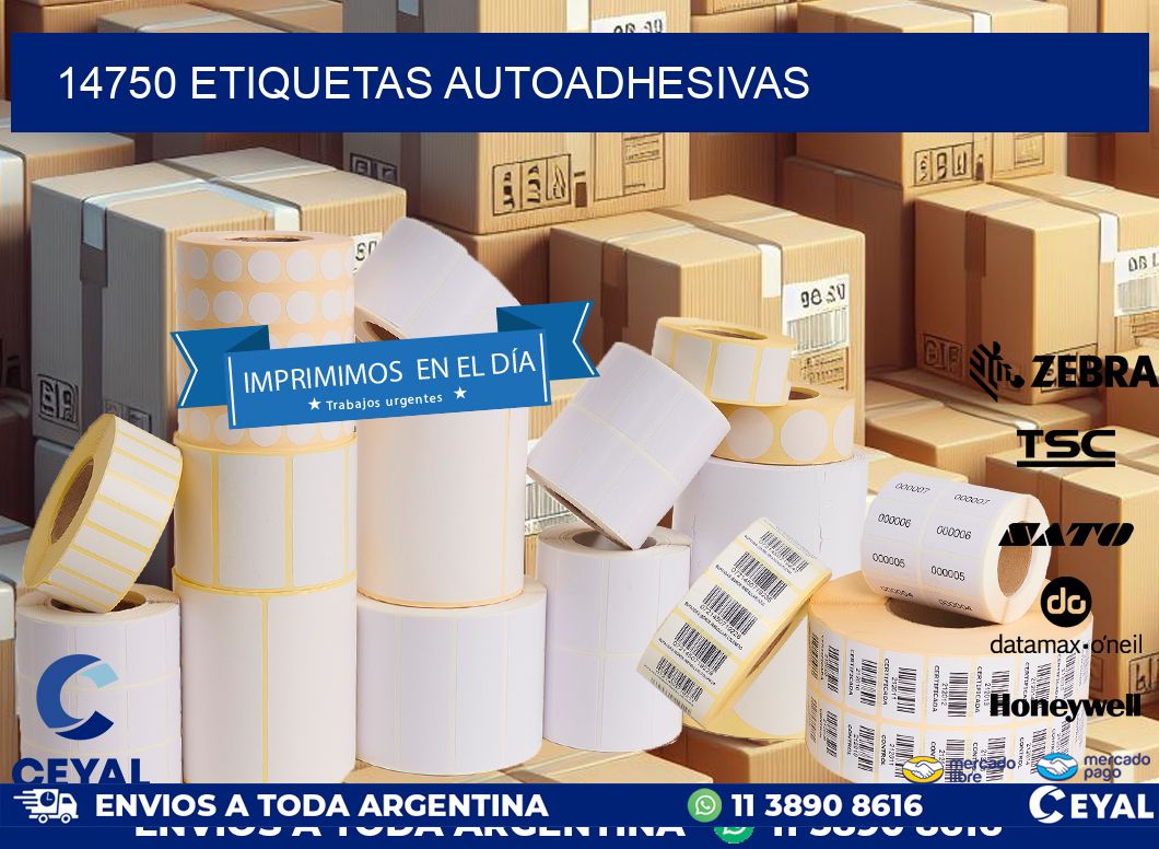 14750 ETIQUETAS AUTOADHESIVAS