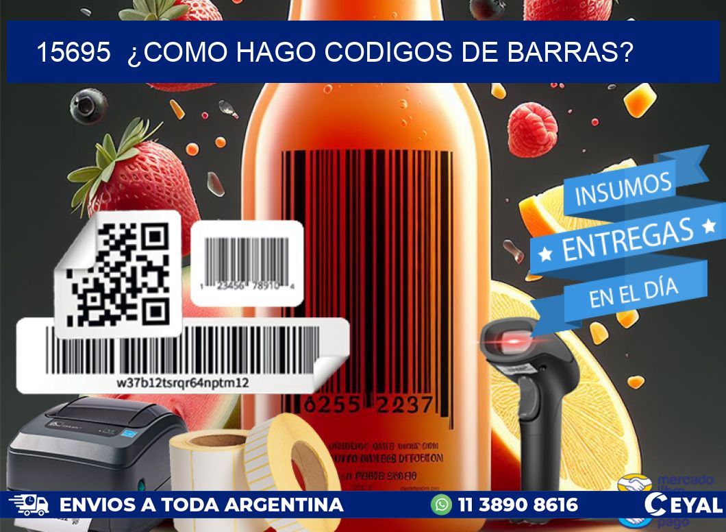 15695  ¿COMO HAGO CODIGOS DE BARRAS?