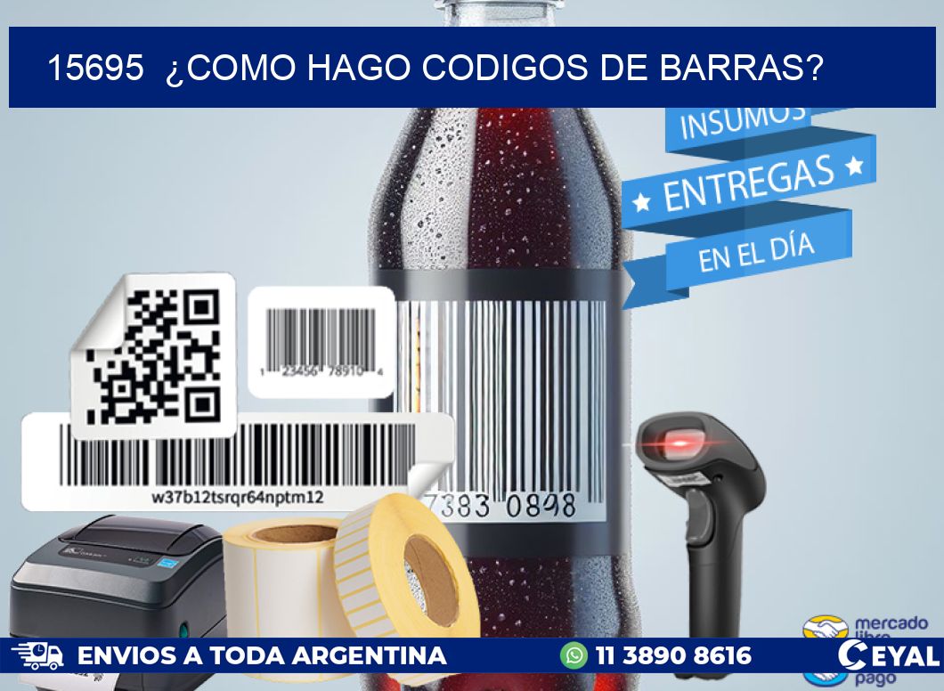 15695  ¿COMO HAGO CODIGOS DE BARRAS?