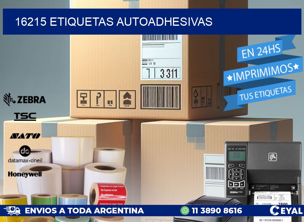 16215 ETIQUETAS AUTOADHESIVAS