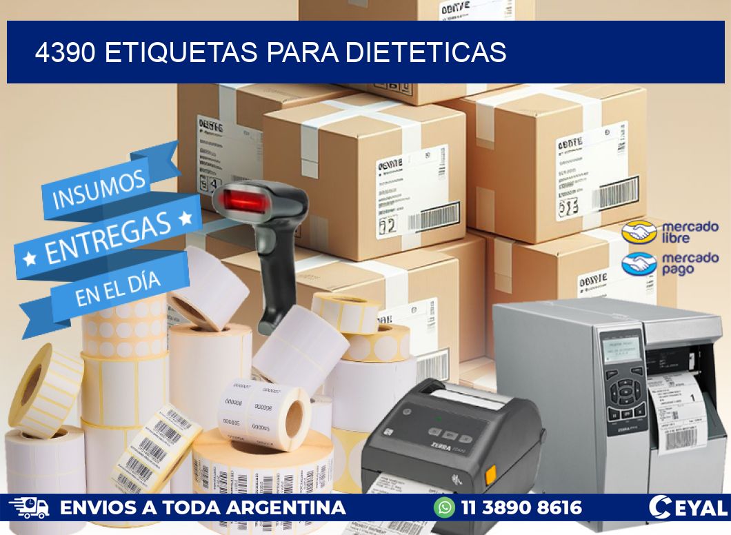 4390 ETIQUETAS PARA DIETETICAS