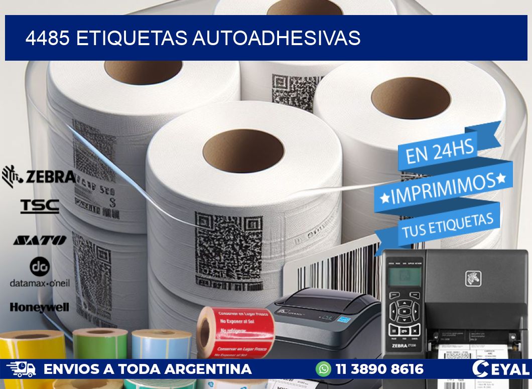 4485 ETIQUETAS AUTOADHESIVAS