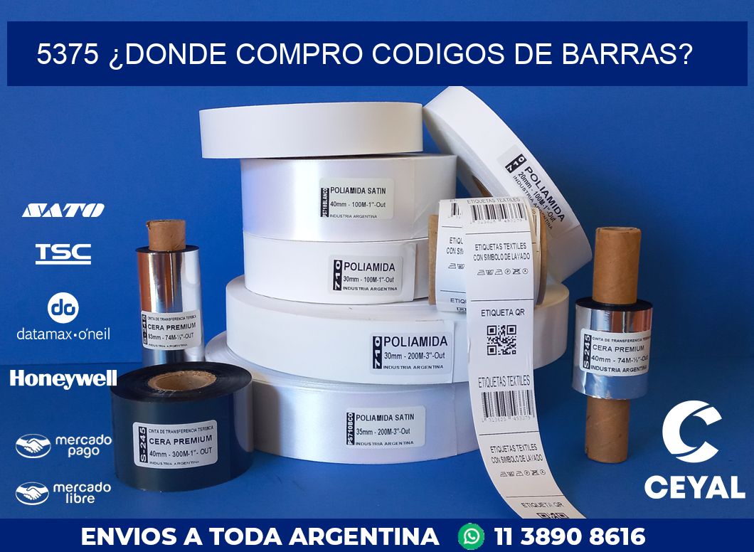 5375 ¿DONDE COMPRO CODIGOS DE BARRAS?