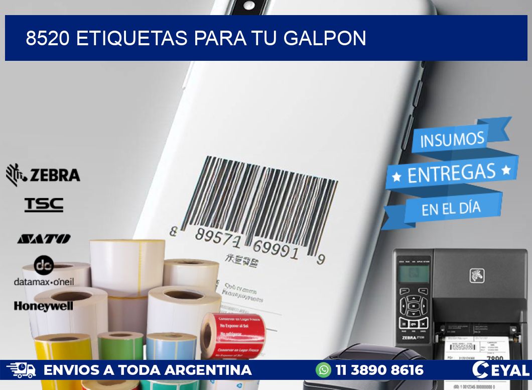 8520 ETIQUETAS PARA TU GALPON