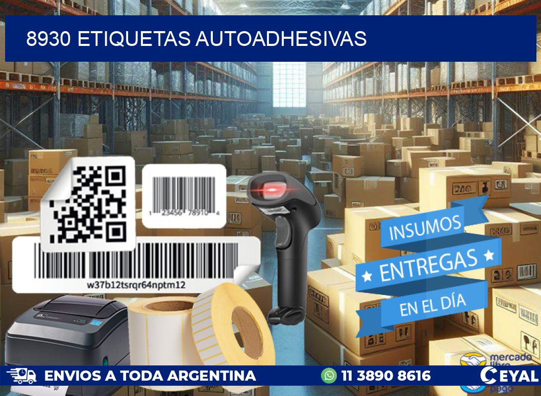 8930 ETIQUETAS AUTOADHESIVAS