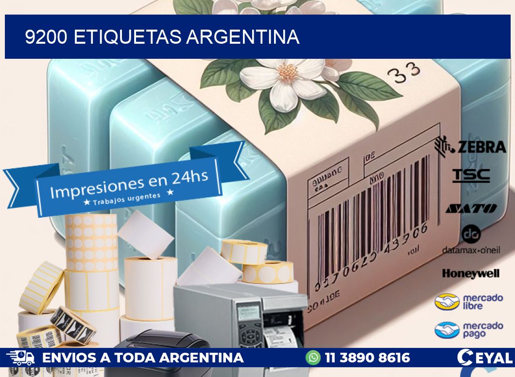 9200 ETIQUETAS ARGENTINA