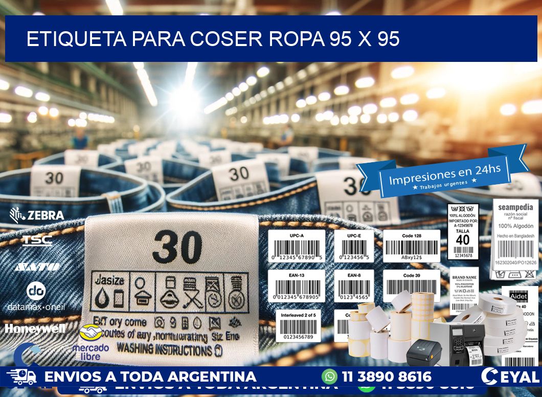 ETIQUETA PARA COSER ROPA 95 x 95