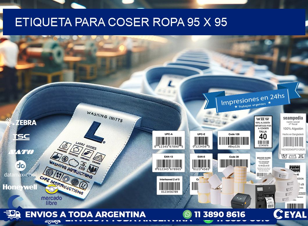 ETIQUETA PARA COSER ROPA 95 x 95