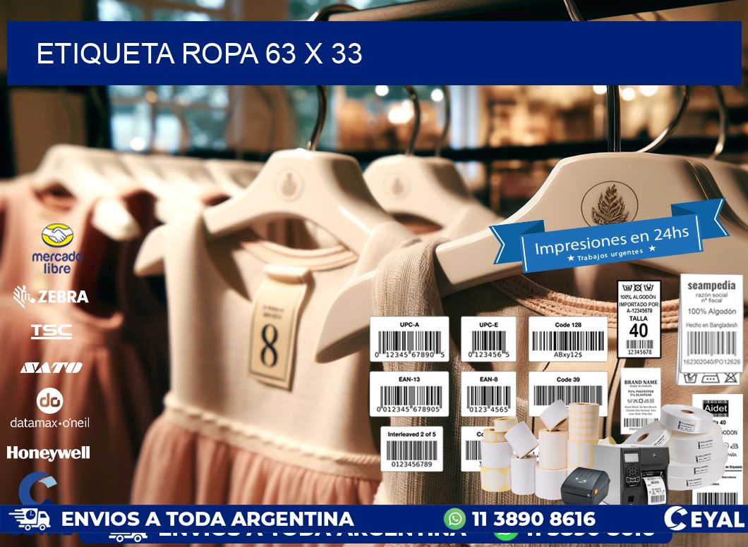 ETIQUETA ROPA 63 x 33