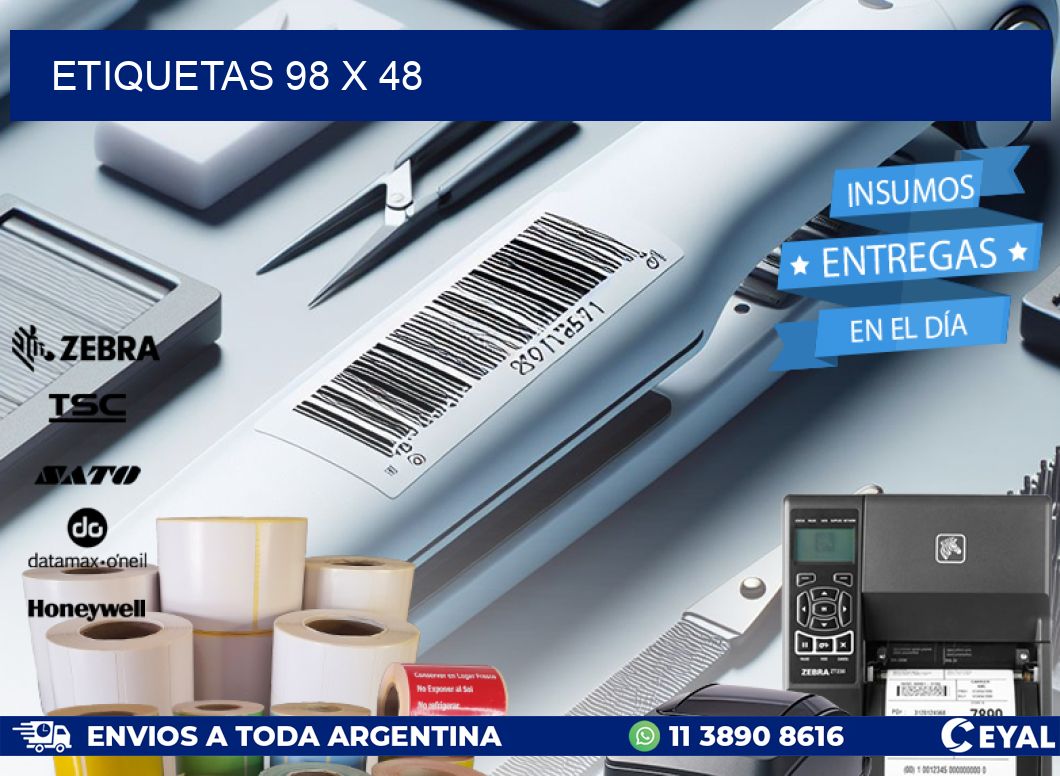 ETIQUETAS 98 x 48